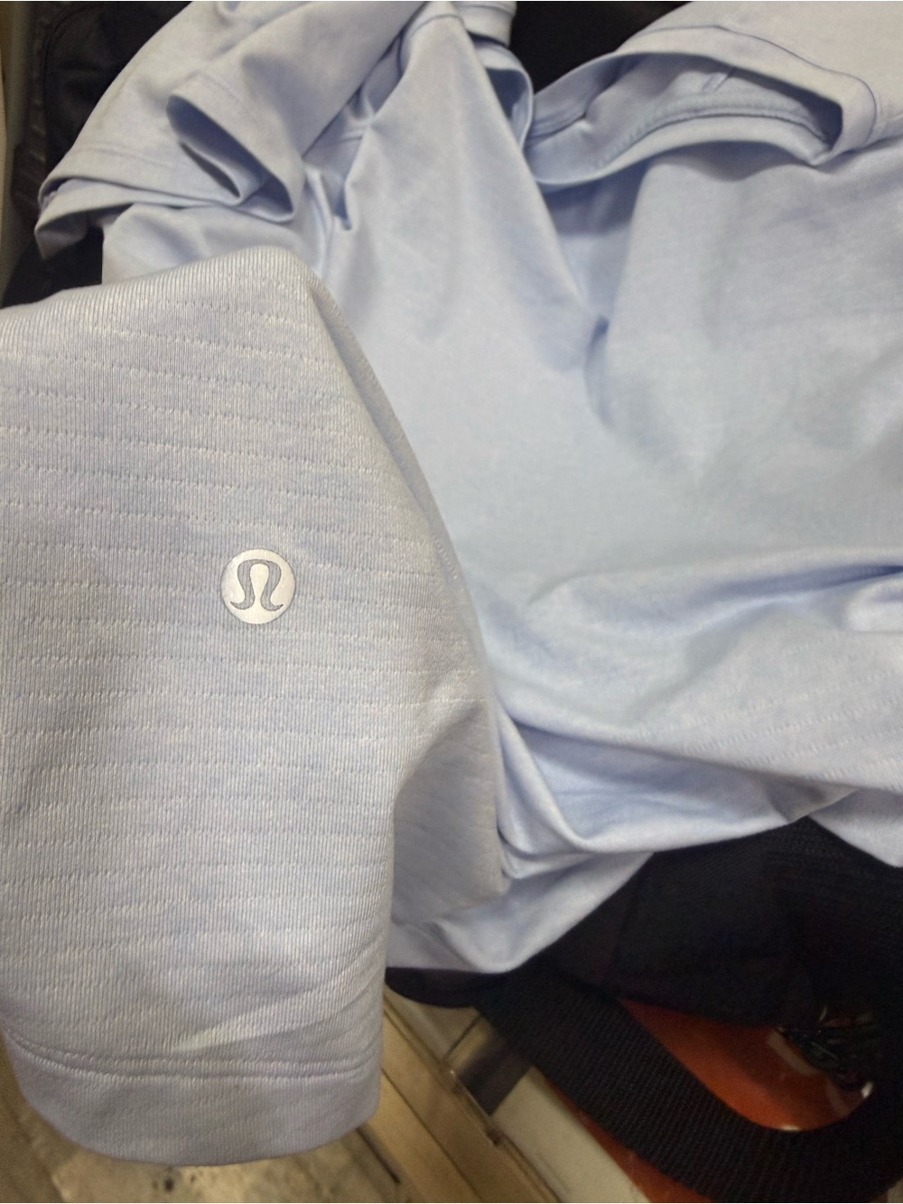 lululemon athletica Light Blue Men's Shirt